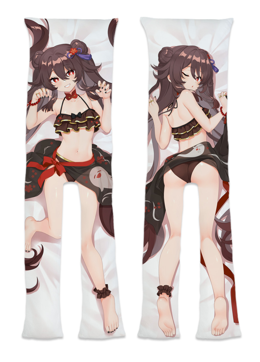 Genshin Impact Hutao Anime Dakimakura 2-Legs Waifu Pillow