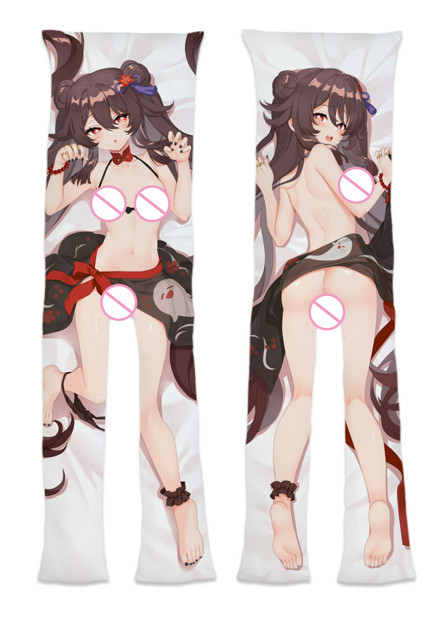 Genshin Impact Hutao Anime Dakimakura 2-Legs Waifu Pillow