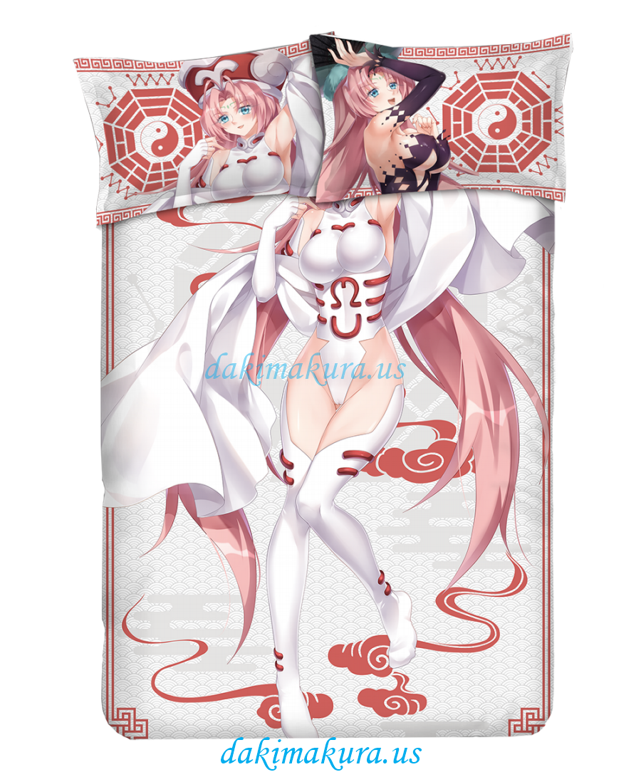 Daji Japanese Anime Bed Blanket Duvet Cover with Pillow Covers