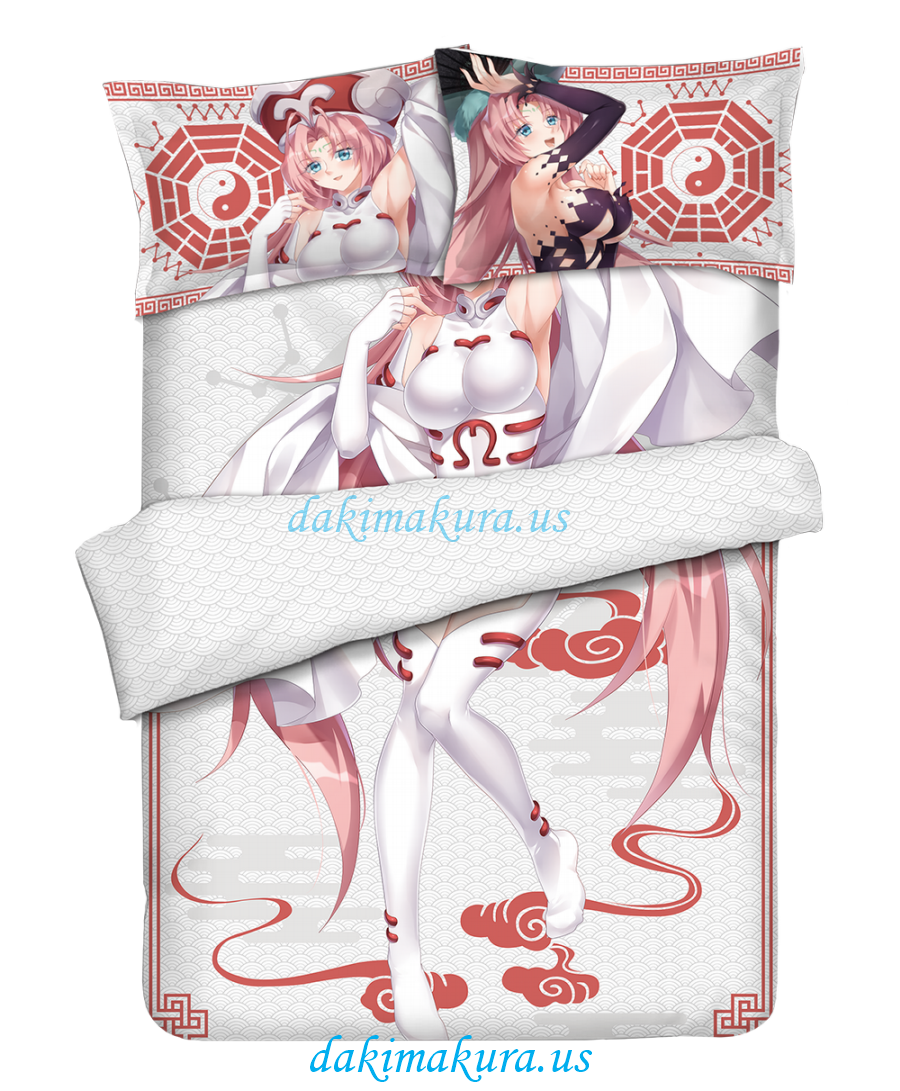 Daji Japanese Anime Bed Blanket Duvet Cover with Pillow Covers