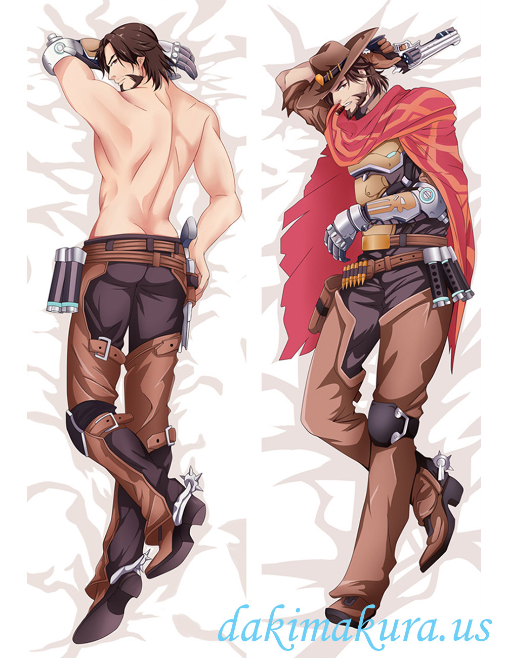 Jesse Mccree - Overwatch Dakimakura Japanese Hugging Body PillowCase