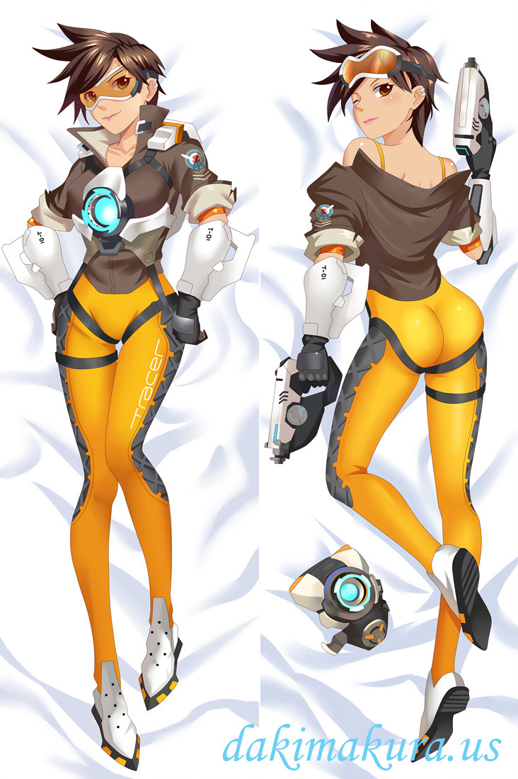 Tracer - Overwatch body anime cuddle pillow covers