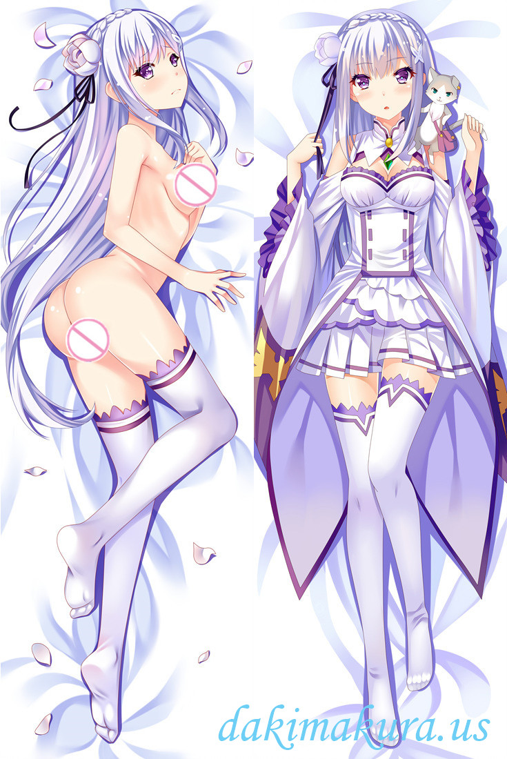 Emilia - Re:Zero Japanese hug dakimakura pillow case online