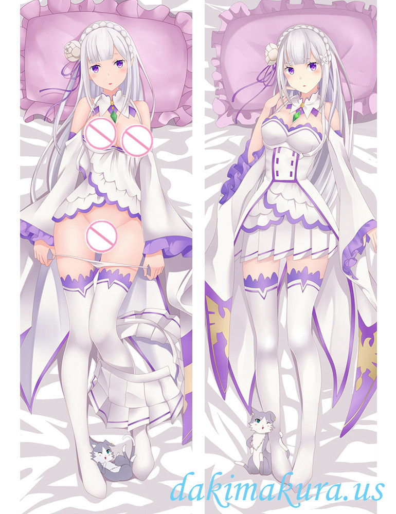 Emilia - Re:Zero Body hug dakimakura girlfriend body pillow cover