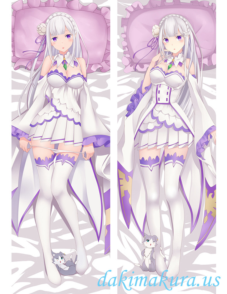 Emilia - Re:Zero Hugging body anime cuddle pillow covers