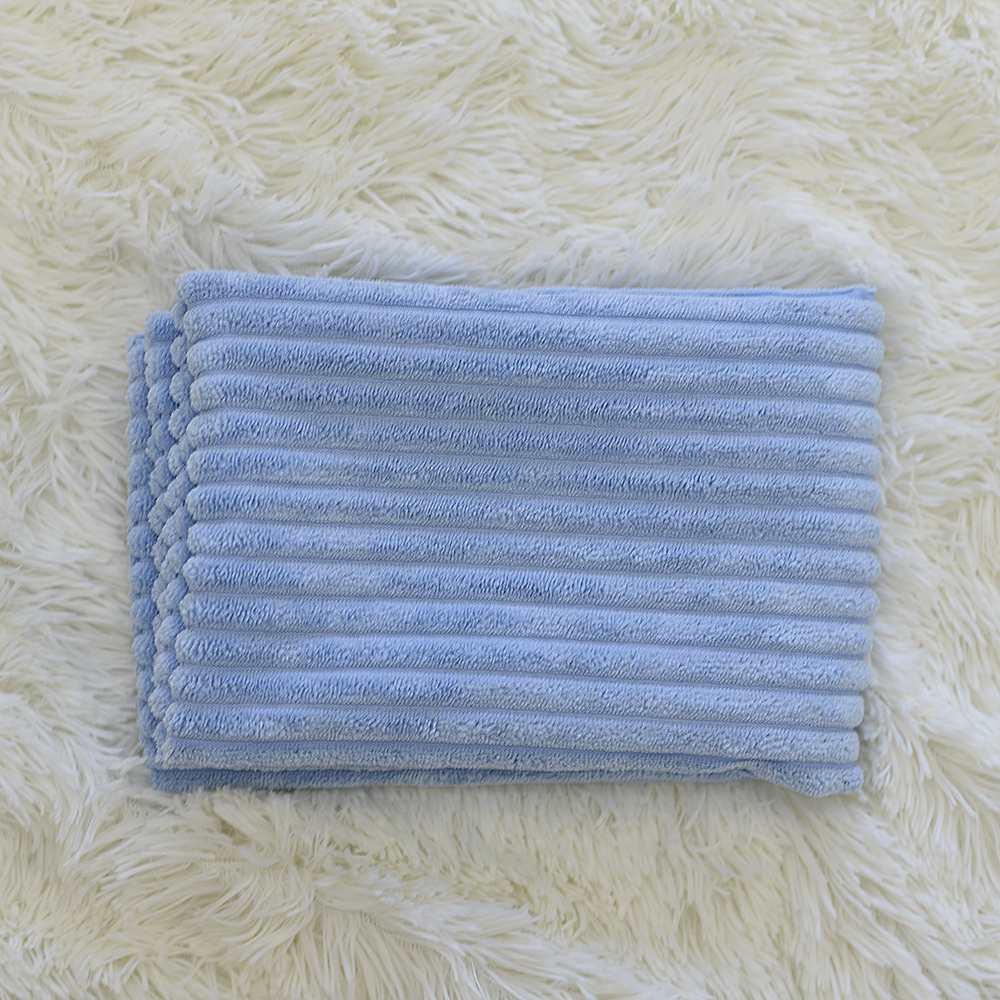 Conditional Free Gifts - Soft Velvet Corduroy Corn Striped Square Cushion Covers,45*45cm(18x18 inch)