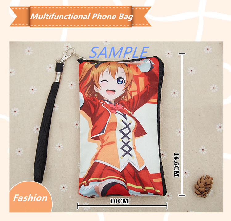 Conditional Free Gifts - Ram and Rem -Re Zero Multifunctional Phone Bag