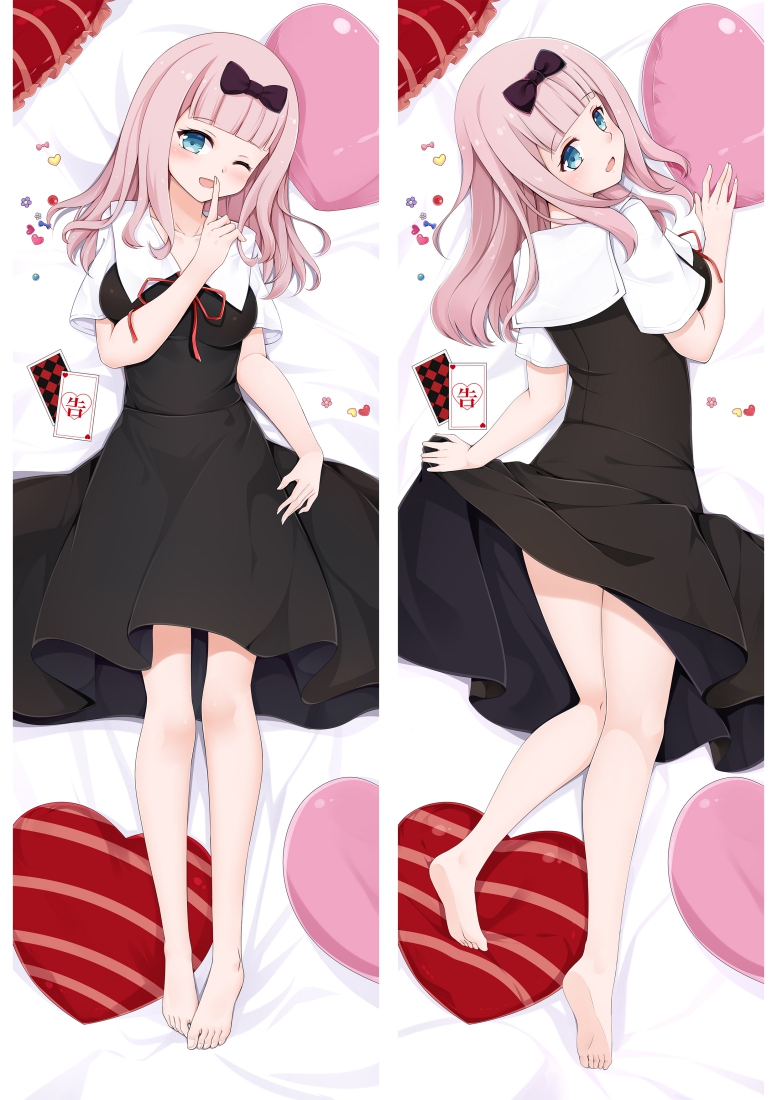 Kaguya-sama Love Is War Fukuya Shika Anime Dakimakura Japanese Love Body Pillow Cover