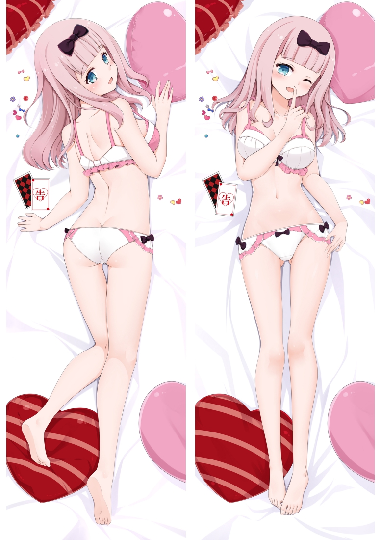 Kaguya-sama Love Is War Fukuya Shika Anime Dakimakura Japanese Love Body Pillow Cover