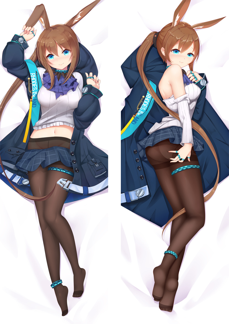 Arknights AMIYA Anime Dakimakura Japanese Love Body Pillow Cover