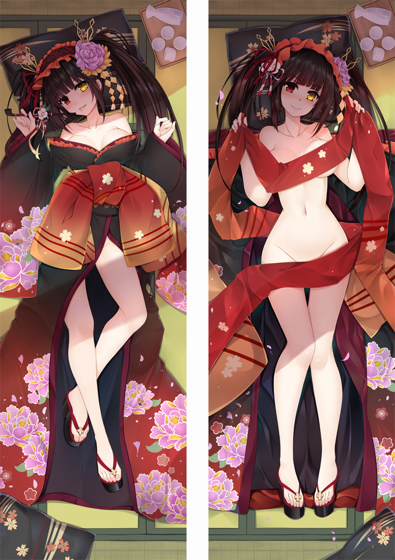 Tokisaki Kurumi Date A Live Flower Anime Dakimakura Japanese Love Body Pillow Cover