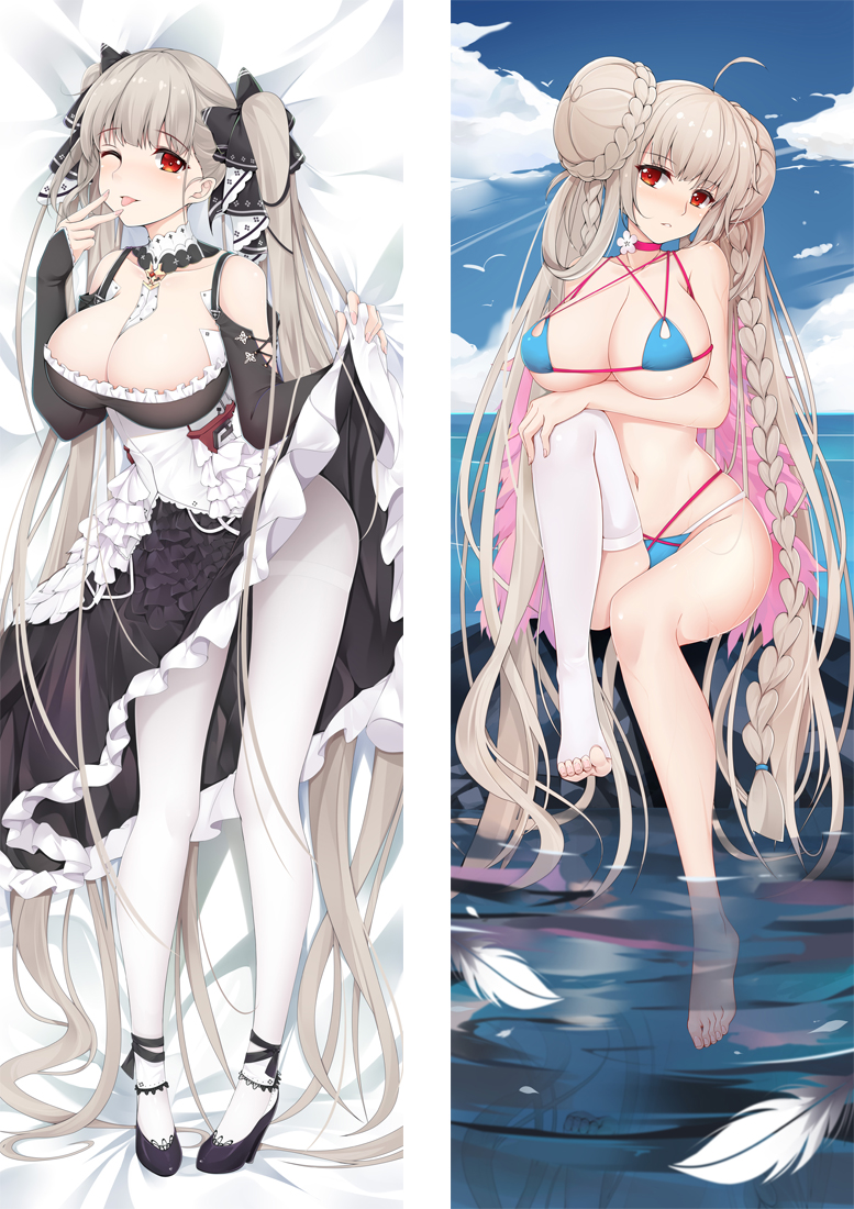 Dreadnought Azur Lane Anime Dakimakura Japanese Love Body Pillow Cover