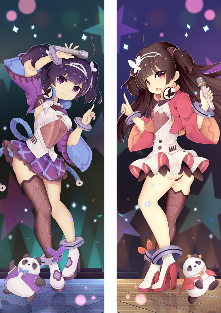 Azur Lane Ping Hai&Ning Hai Anime Dakimakura Japanese Love Body Pillow Cover