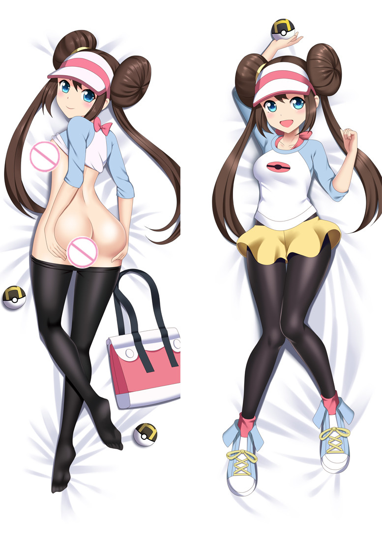 Pokemon Rosa Anime Dakimakura Japanese Love Body Pillow Cover