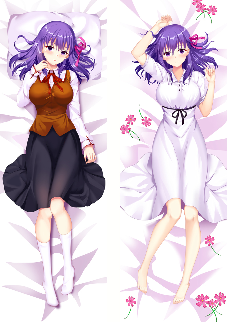 Fate stay night Sakura Matou Anime Dakimakura Japanese Love Body Pillow Cover