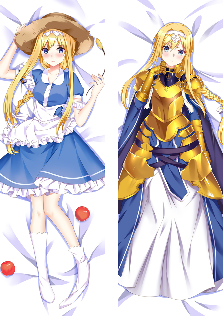 Sword Art Online Alice Zuberg Dakimakura 3d pillow japanese anime pillowcase