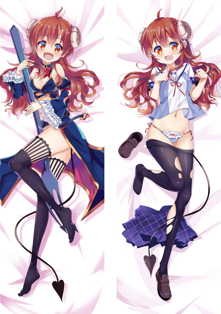 The Demon Girl Next Door Shadow Mistress Shamiko Dakimakura 3d pillow japanese anime pillowcase