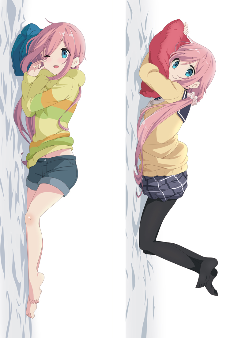 Laid-Back Camp Kagamihara Nadeshiko Dakimakura 3d pillow japanese anime pillowcase