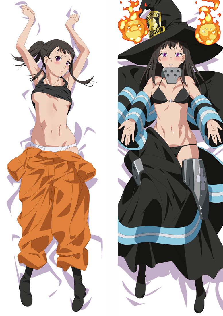 Fire Force Maki Oze Dakimakura 3d pillow japanese anime pillowcase