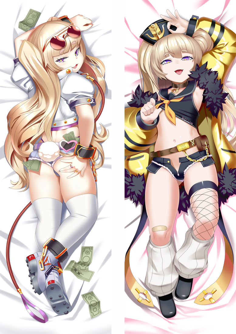 Azur Lane USS Bache (DD-470) Anime Dakimakura Hugging Body PillowCases