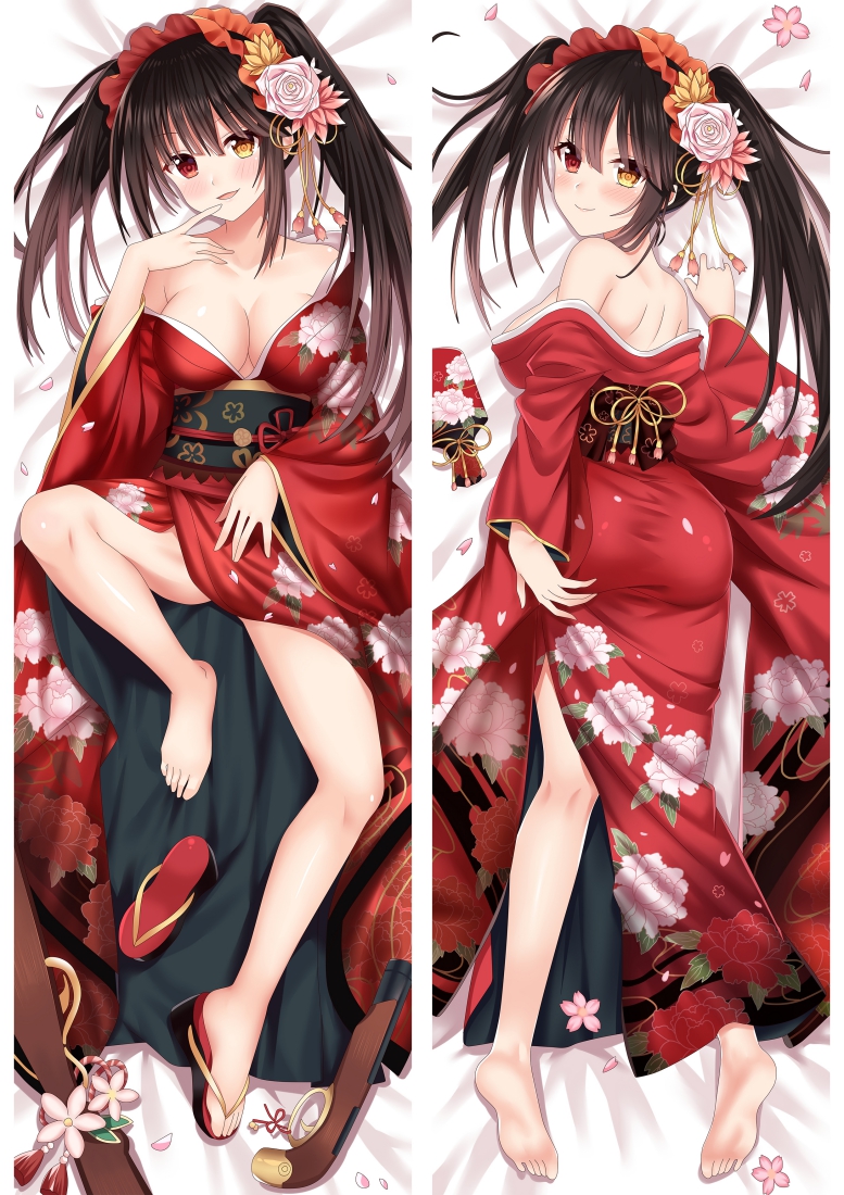 Tokisaki Kurumi Date A Live Nightmare Anime Dakimakura Japanese Love Body Pillow Cover