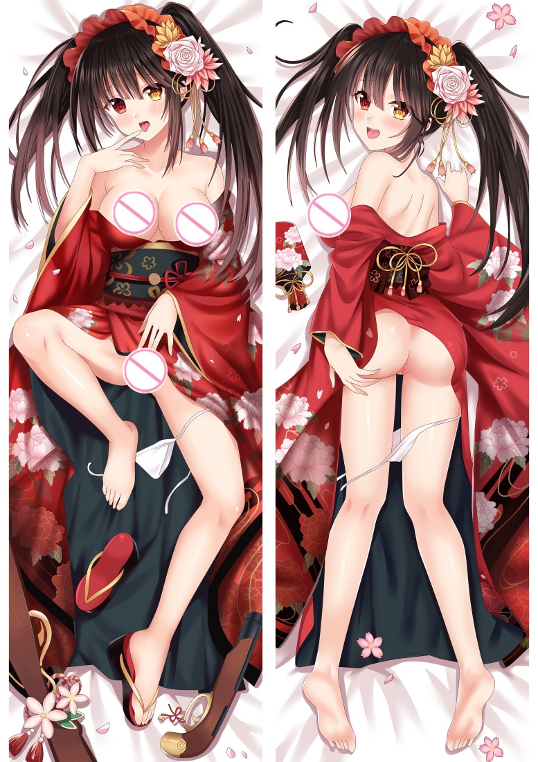 Date A Live Nightmare Tokisaki Kurumi Anime Dakimakura Japanese Love Body Pillow Cover