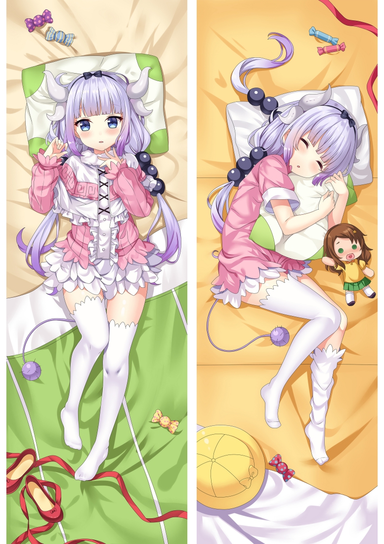 Miss Kobayashi\'s Dragon Maid Kanna Kamui Anime Dakimakura Japanese Love Body Pillow Cover