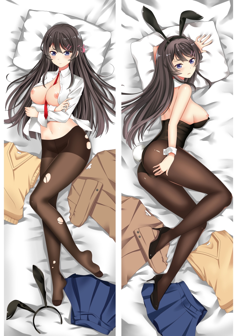 Rascal Does Not Dream Of Bunny Girl Senpai Mai Sakurajima Anime Dakimakura Japanese Love Body Pillow Cover