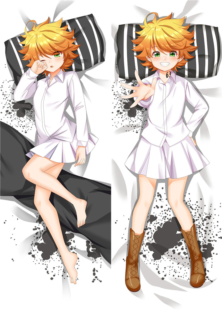 The Promised Neverland Emma Anime Dakimakura Japanese Hug Body Pillow Case