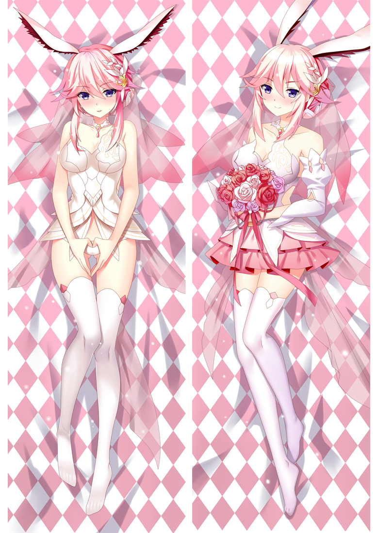 Yae Sakura Honkai Impact 3rd Anime Dakimakura Japanese Love Body Pillow Cover