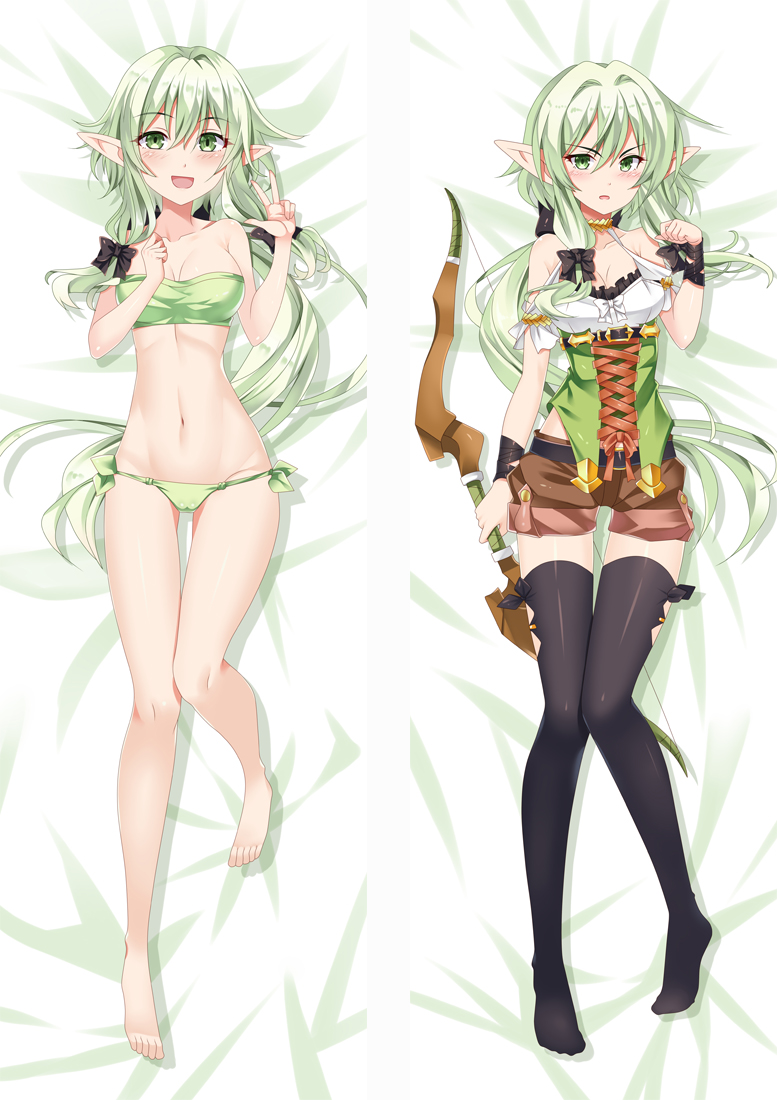 Goblin Slayer High Elf Archer Long Anime Dakimakura Japanese Love Body Pillow Case