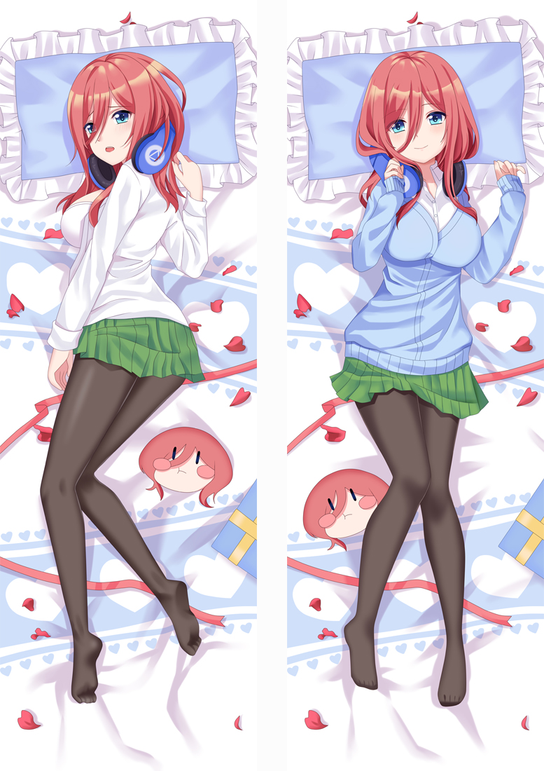 The Quintessential Quintuplets Nakano Miku Dakimakura 3d pillow japanese anime pillowcase