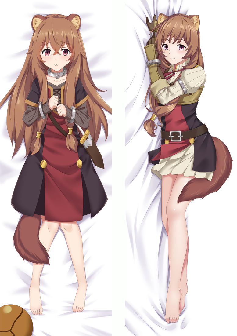 The Rising of the Shield Hero Raphthalia Anime Dakimakura Japanese Love Body Pillow Cover