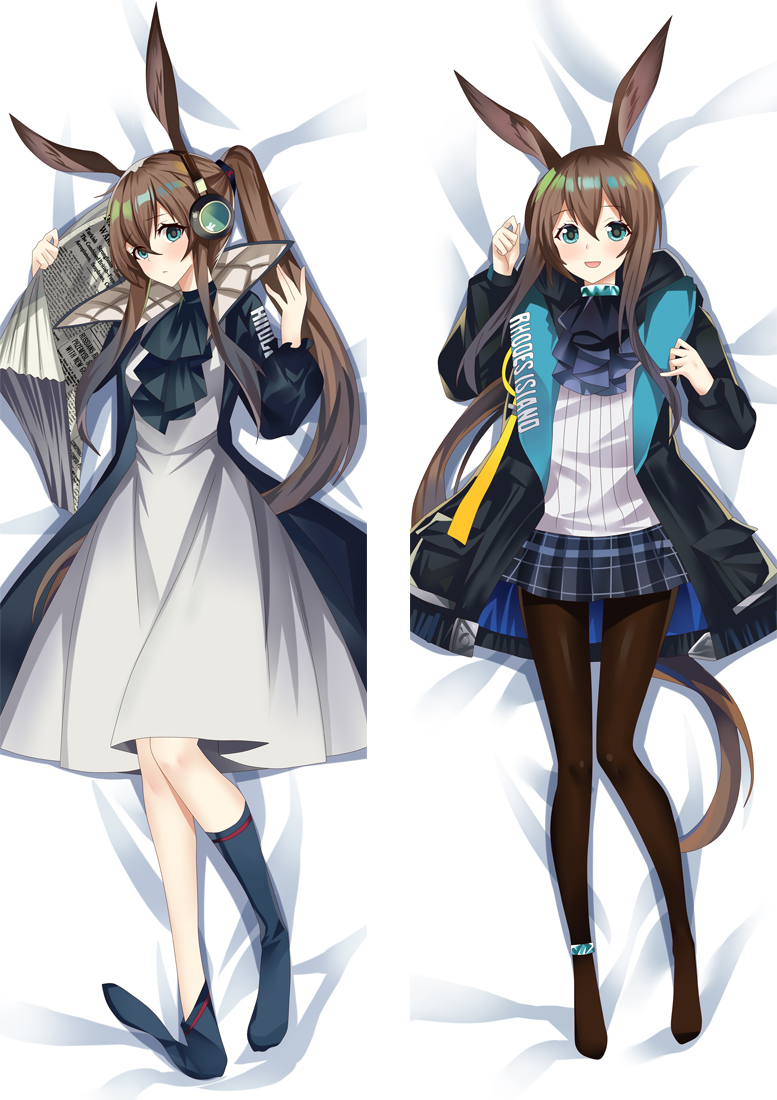 Arknights AMIYA Anime Dakimakura Japanese Love Body Pillow Cover