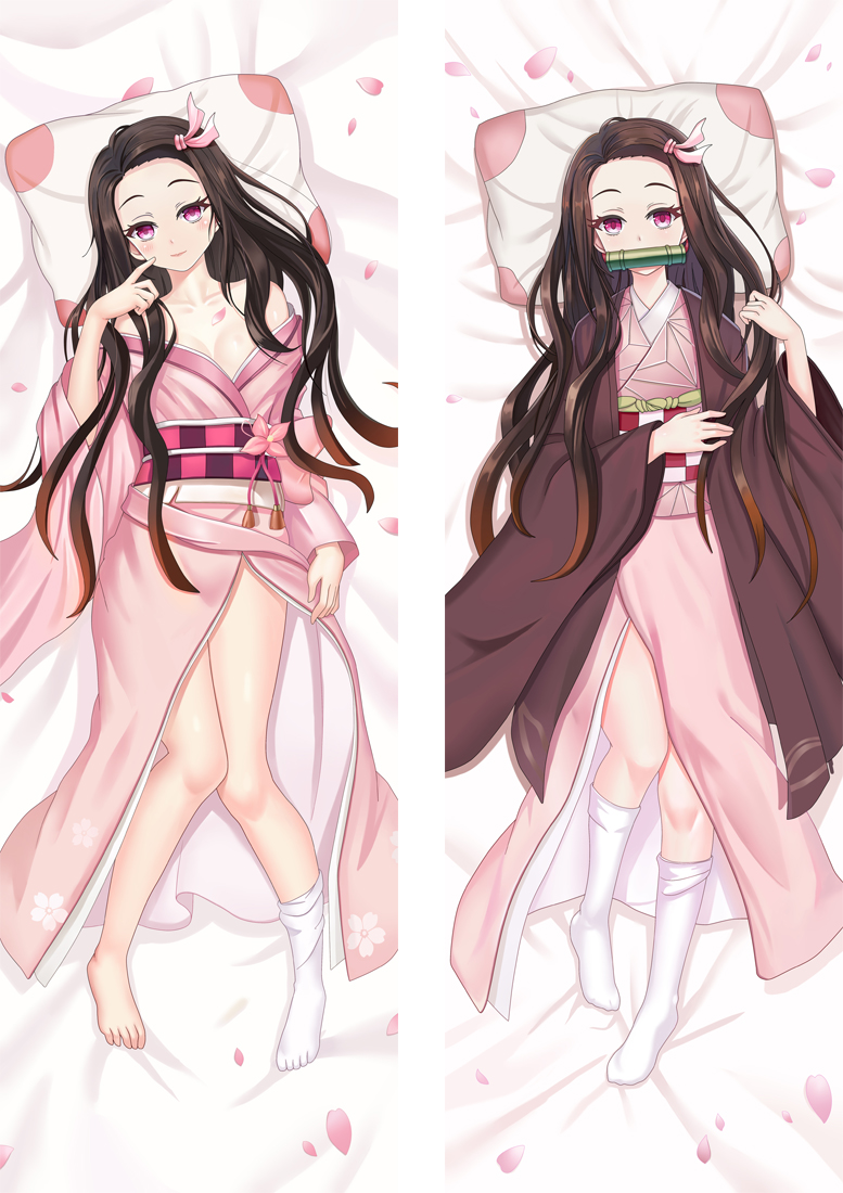 Nezuko Kamado - Kimetsu no Yaiba Full body waifu japanese anime pillowcases