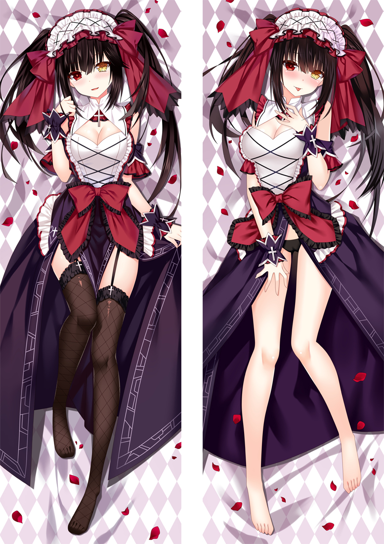 Date A Live Nightmare Tokisaki Kurumi Dakimakura 3d pillow japanese anime pillowcase