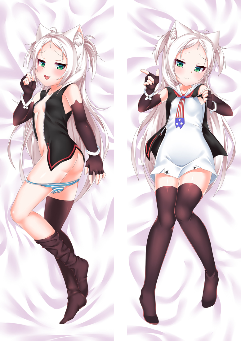 Azur Lane Kaga Anime Dakimakura Japanese Love Body Pillow Cover