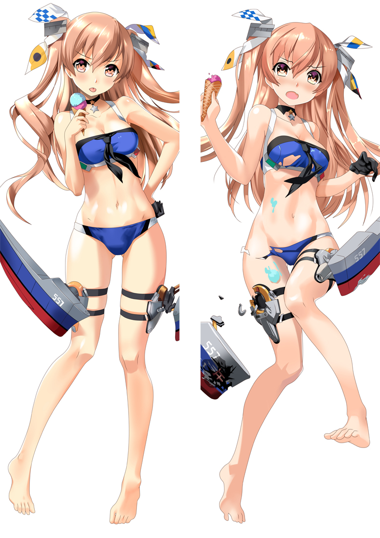 Kantai Collection Yukikaze Anime Dakimakura Japanese Love Body Pillow Cover