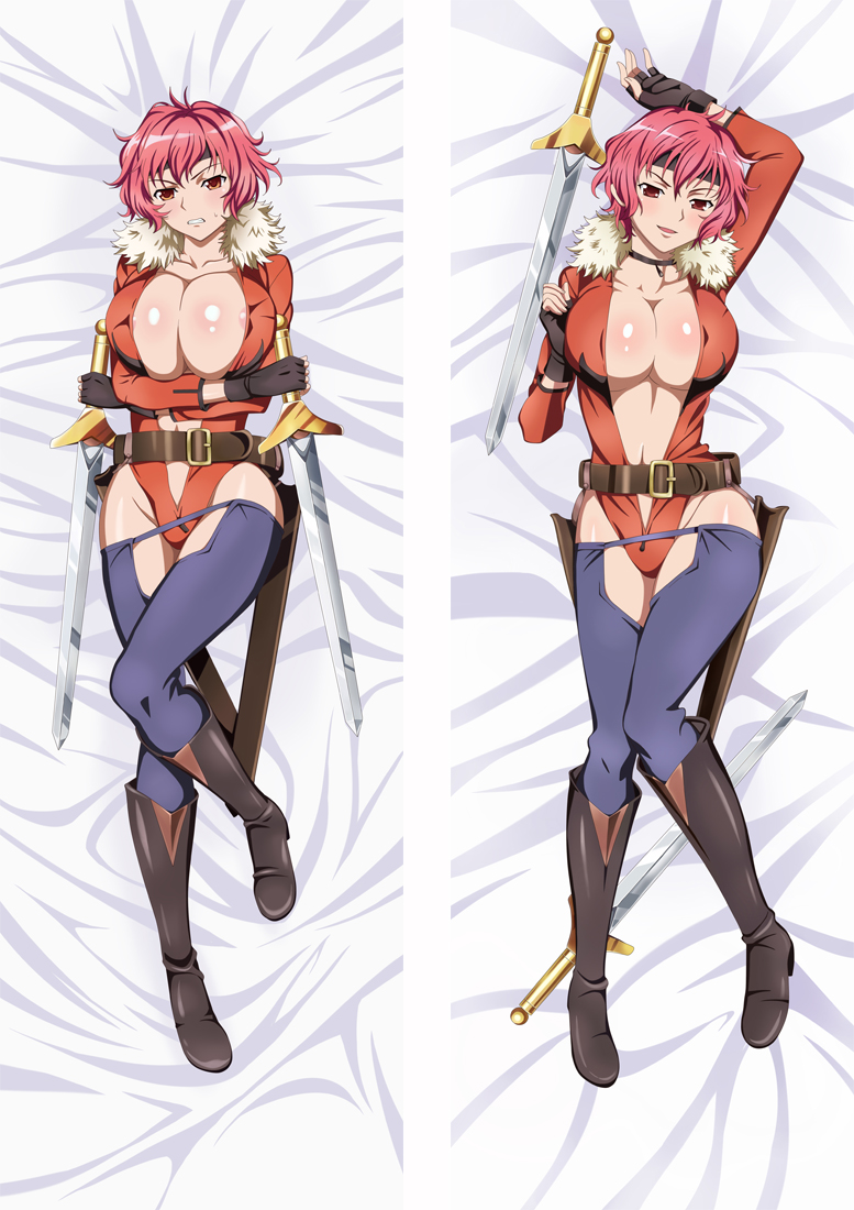 Kuroinu Kedakaki Seijo wa Hakudaku ni Somaru Mya Anime Dakimakura Japanese Love Body Pillow Cover