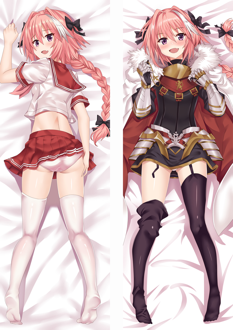 Fate Apocrypha Astolfo Rider of Black Anime Dakimakura Japanese Love Body Pillow Cover