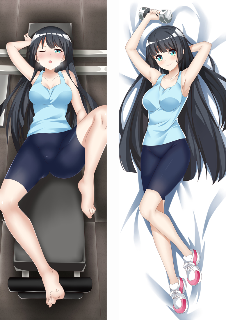 HOW HEAVY ARE THE DUMBBELLS YOU LIFT SOURYUUIN AKEMI Dakimakura 3d pillow japanese anime pillowcase