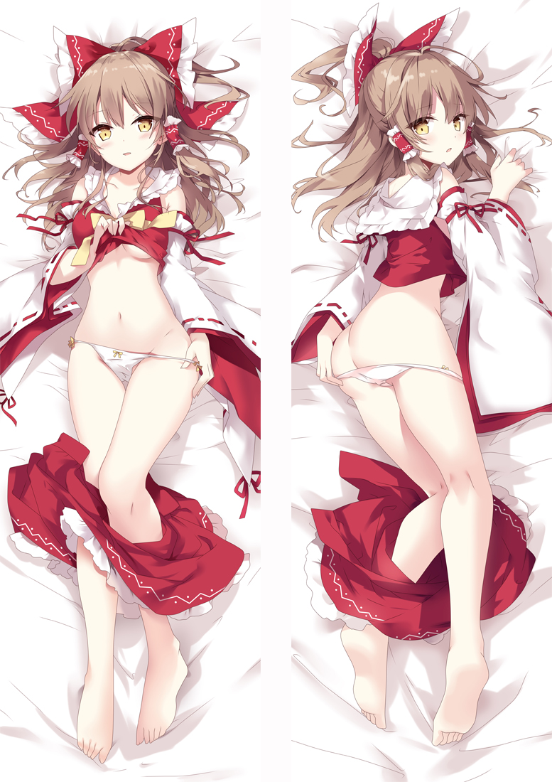 TouHou Project Hakurei Reimu Dakimakura 3d pillow japanese anime pillowcase