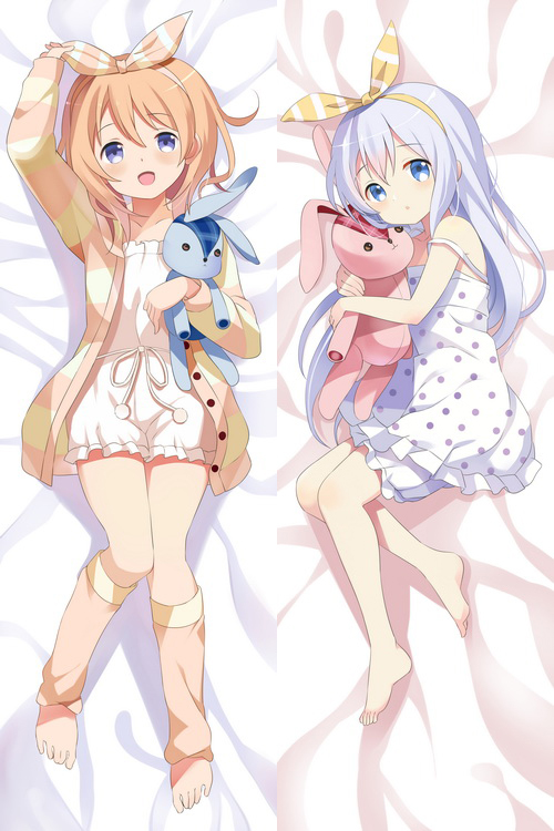 New Is the Order a Rabbit Anime Dakimakura Japanese Love Body PillowCases