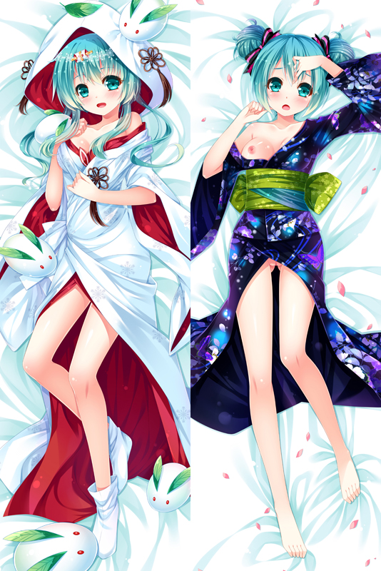 New Snow Hatsune Miku Anime Dakimakura Japanese Love Body PillowCases