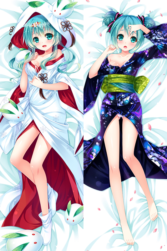 New Snow Hatsune Miku Anime Dakimakura Japanese Love Body PillowCases
