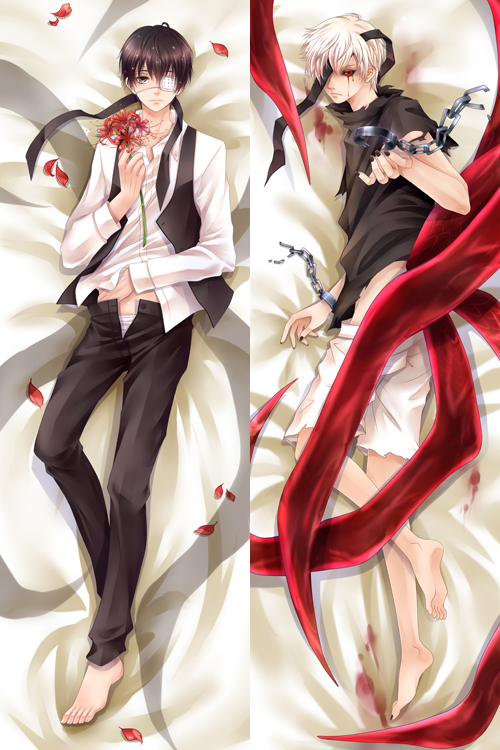 New Ken Kanaki Anime Dakimakura Japanese Love Body Pillow Cover