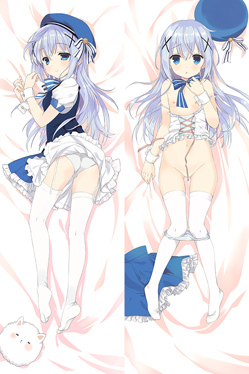 New Is The Order A Rabbit Chino Kafuu Full body waifu japanese anime pillowcases