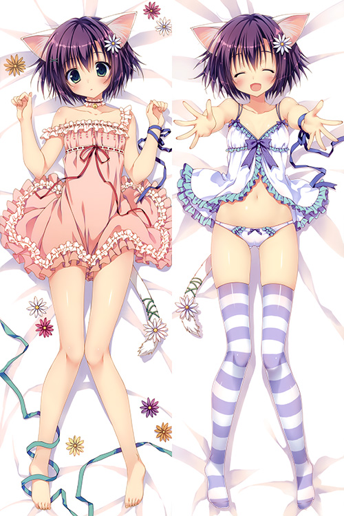 New Kurobane Girl Full body waifu japanese anime pillowcases