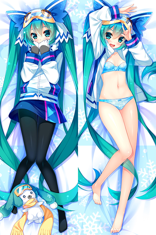 New Snow Hatsune Miku - Vocaloid Anime Dakimakura Japanese Hugging Body PillowCases