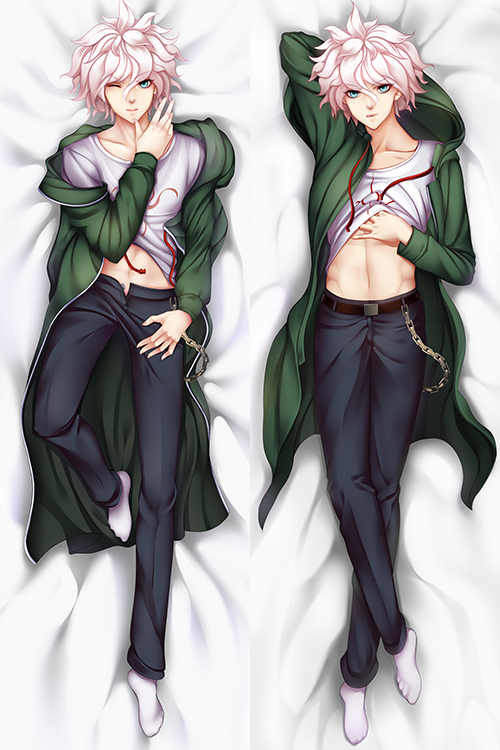 New Nagito Komaeda - Danganronpa Male Anime Dakimakura Hugging Body PillowCases